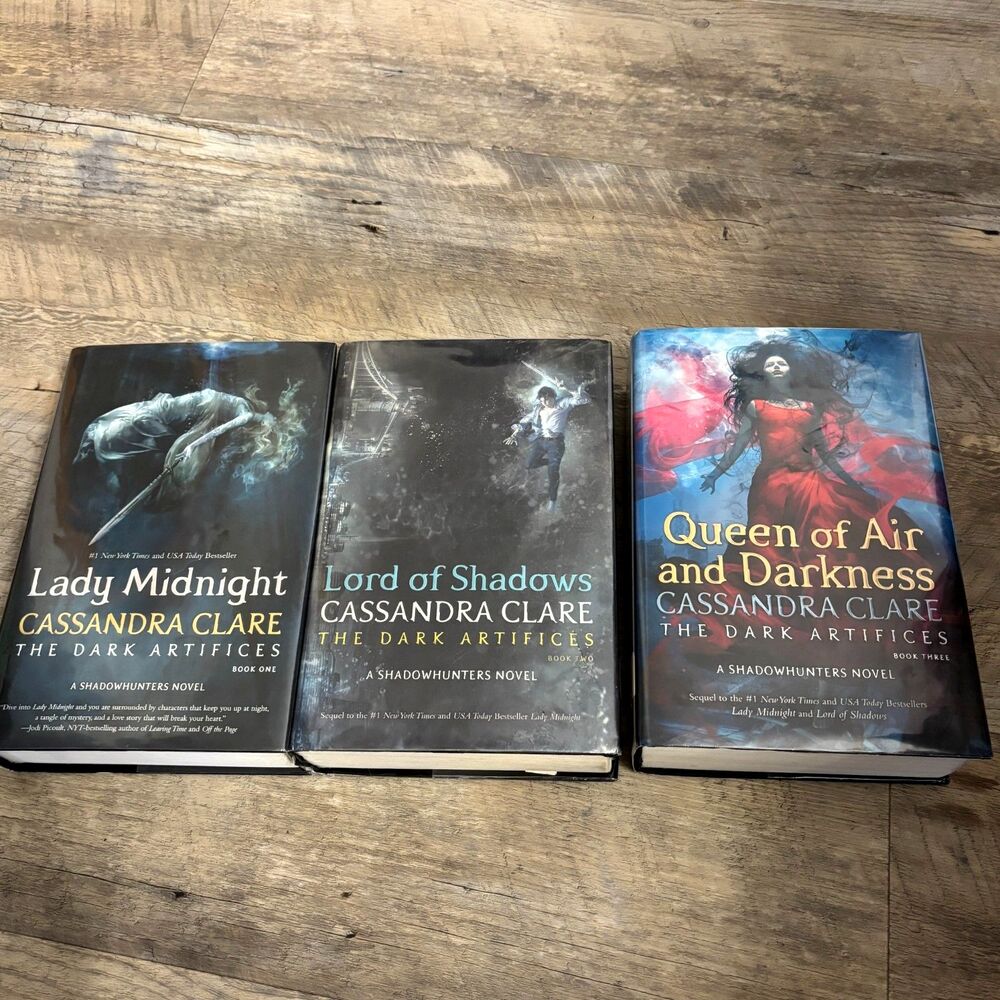 Cassandra Clare The Dark Artifices Trilogy Hardcover Book Set 1-3 Shadow Hunters